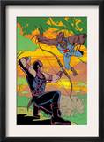 X-Statix 23 Cover: Vivisector and Hawkeye Fighting Prints by Michael Allred