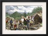 Prospectors Working the Gregory Gold Diggings in the Colorado Rockies, May 1859 Prints