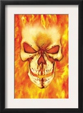 Ghost Rider 15 Headshot: Ghost Rider Art by Mark Texeira