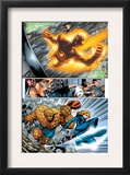 Marvel Adventures Fantastic Four 5 Group: Human Torch, Invisible Woman and Thing Prints by Manuel Garcia