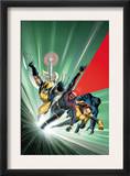 Astonishing X-Men 1 Cover: Cyclops, Shadowcat, Beast, Wolverine, Emma Frost and X-Men Posters by John Cassaday