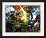 Incredible Hulk 607 Group: Thor, Skaar, Ronin and Red She-Hulk Posters by Paul Pelletier