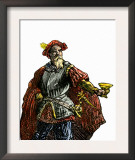 Ponce de Leon Portrait, Silhouetted Art