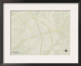 Political Map of Pageland, SC Posters