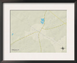 Political Map of Ridgeville, SC Posters