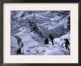 Ice Climbing Everest, Nepal Art by Michael Brown