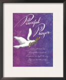Peaceful Prayer Prints by Flavia Weedn