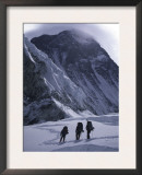 Climbing Towards Mountain Halo, Everest Posters by Michael Brown