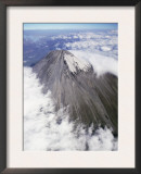 Aerial View of Summit Cone of Sangay, Dormant Volcano, Ecuador Poster by Doug Allan