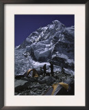 View of Mount Nuptse from Everest Base Camp, Nepal Posters by Michael Brown
