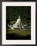 Temple Surrounded by Green Trees, Bhutan Prints by Michael Brown