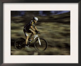 Background Zooms By, Mt. Bike Prints by Michael Brown