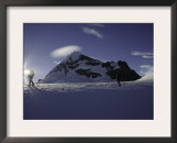 Mountaineering on Mt. Aspiring, New Zealand Prints by David D'angelo