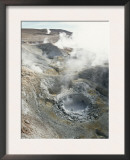 Geysers and Boiling Mud, Sol De Mamama Geyser, Altiplano, Bolivia Prints by Doug Allan