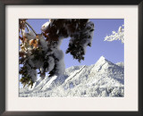Winterscene of the Flatirons in Boulder, Colorado Prints by Dörte Pietron