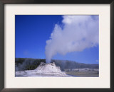 Castle Geyser Erupting, Yellowstone National Park, Wyoming, USA Art by David Kjaer