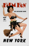 Film fun New York Witch Masterprint