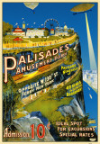 Palisades Amusement Park Lámina maestra