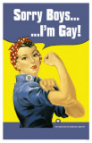 Sorry Boys I'm Gay Lámina maestra