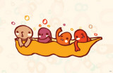 Minoji 452 Kids in Pea Pod Masterprint