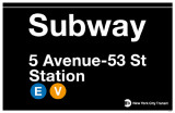 Subway 5th Avenue Masterprint