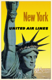 New York United Air Lines Masterprint