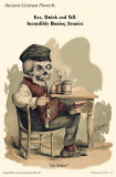 Eat Drink and Tell Incredibly Boring Stories Masterprint