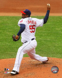 Fausto Carmona 2011 Action Photo