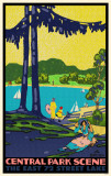 Central Park Scene Masterprint