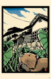 Ryo Takagi Groundhog Feast Masterprint by Ryo Takagi