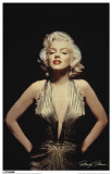 Marilyn Monroe Gold Dress Masterprint