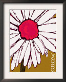 Grow Through it - White Daisy Posters by Lisa Weedn