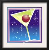 Martini Glass with Ornament Inside Prints