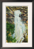 Black Hills, South Dakota - View of Bridal Veil Falls in Spearfish Canyon, c.1937 Print