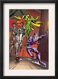 Exiles 5 Group: Vision, Ultron and Machine Man Poster by Casey Jones