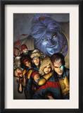 Genext: United 1 Cover: Beast, No-Name, Rico, Raven, Olivier, Rasputin, Pavel, Munroe and Becka Print by Alex Garner