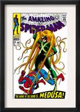 The Amazing Spider-Man 62 Cover: Spider-Man and Medusa Fighting Prints by John Romita Sr.