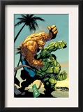 Tales Of The Thing 2 Cover: Thing and Hulk Fighting Posters by Randy Green