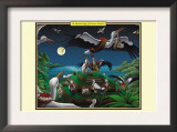 A Mustering of Incan Storks Posters by Richard Kelly