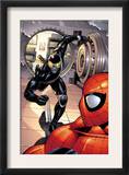 Spider-Man Unlimited 1 Cover: Spider-Man and Slyde Fighting Prints by Sean Chen