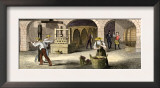 Wine-Press in Longworth's Wine-Cellars, Ohio, c.1850 Posters