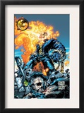 Ghost Rider V3 6 Cover: Ghost Rider and Gunmetal Gray Posters by Trent Kaniuga