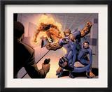 Dark Reign: Fantastic Four 4 Group: Invisible Woman, Thing, Mr. Fantastic and Human Torch Posters by Sean Chen