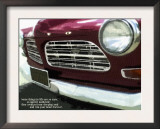 Ruby Vintage Car 18X24 Art by Lisa Weedn