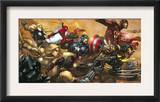 Ultimates 3 Cover: Captain America Print by Joe Madureira