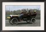 Family Riding in a Steam-Powered White Company Automobile, c.1907 Posters