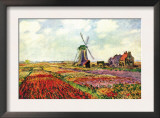 Tulips of Holland Poster by Claude Monet