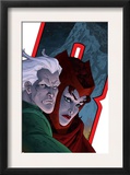 Avengers: Earths Mightiest Heroes 7 Cover: Quicksilver and Scarlet Witch Print by Scott Kolins