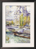 The Louvre On Port Royal Posters by Childe Hassam