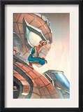 Mega Morphs 3 Cover: Spider-Man Prints by Lou Kang